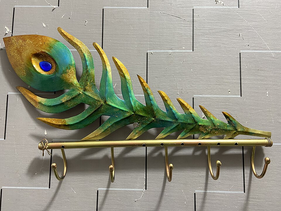 Metal Peacock Wall Hanging